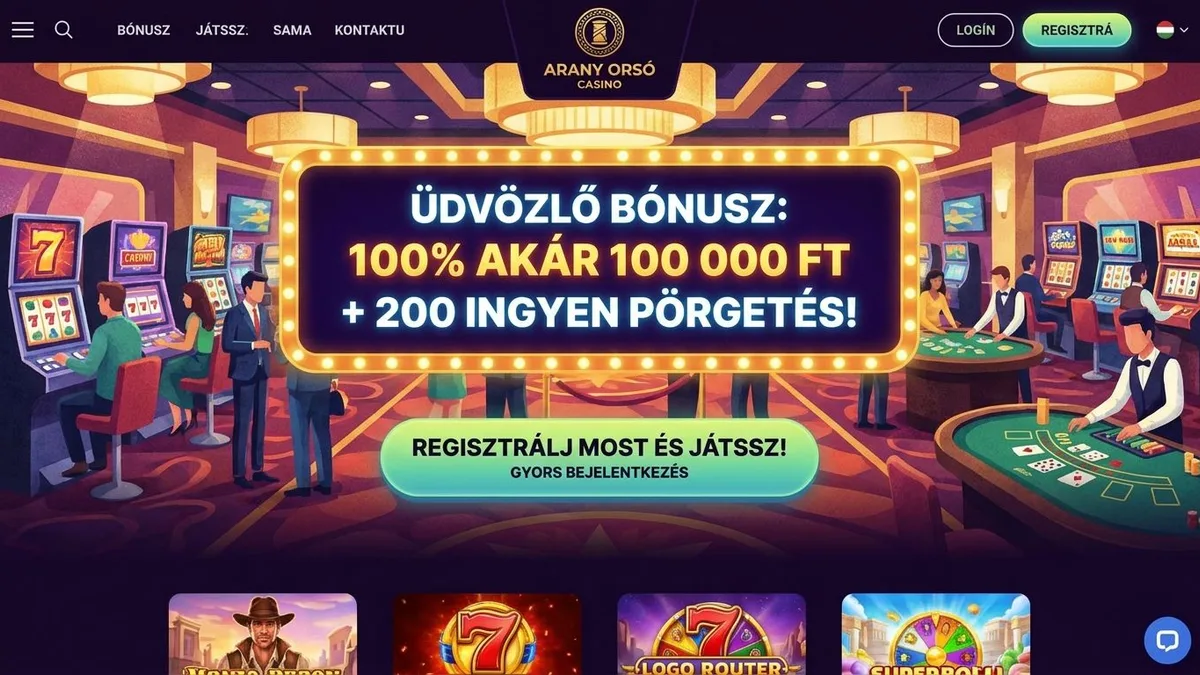 Regisztráció bónusszal